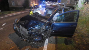 Muž na Jablonecku odmítl dechovou zkoušku, naboural tři auta